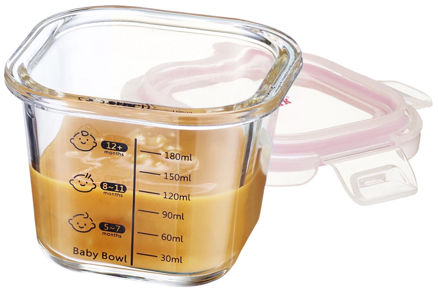 Eckige Glas-Frischhaltedose mit 200ml Volumen von Westmark, ideal zur Aufbewahrung von Lebensmitteln und Käse, stilvolles und praktisches Design.