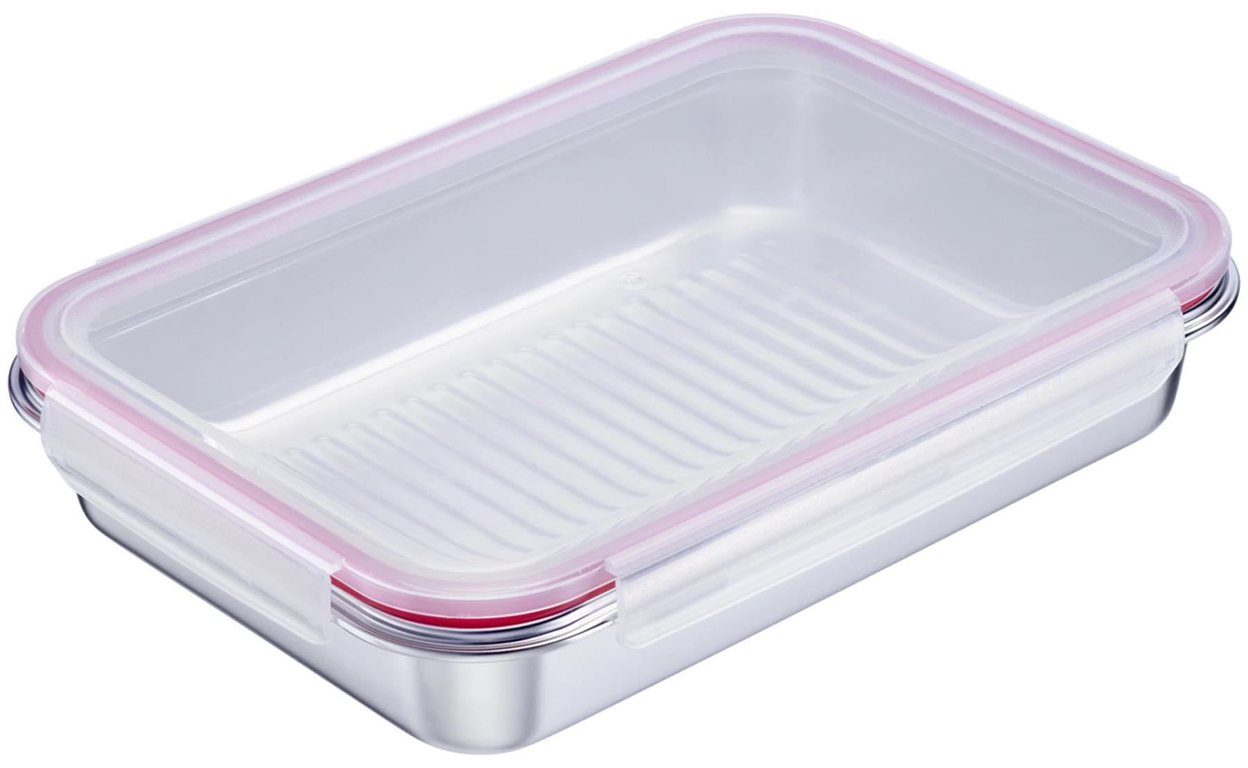 Edelstahl Lunch Box/ Frischhaltedose 2000ml in präsentiert im Onlineshop von KAQTU Design AG. Käsezubehör ist von Westmark