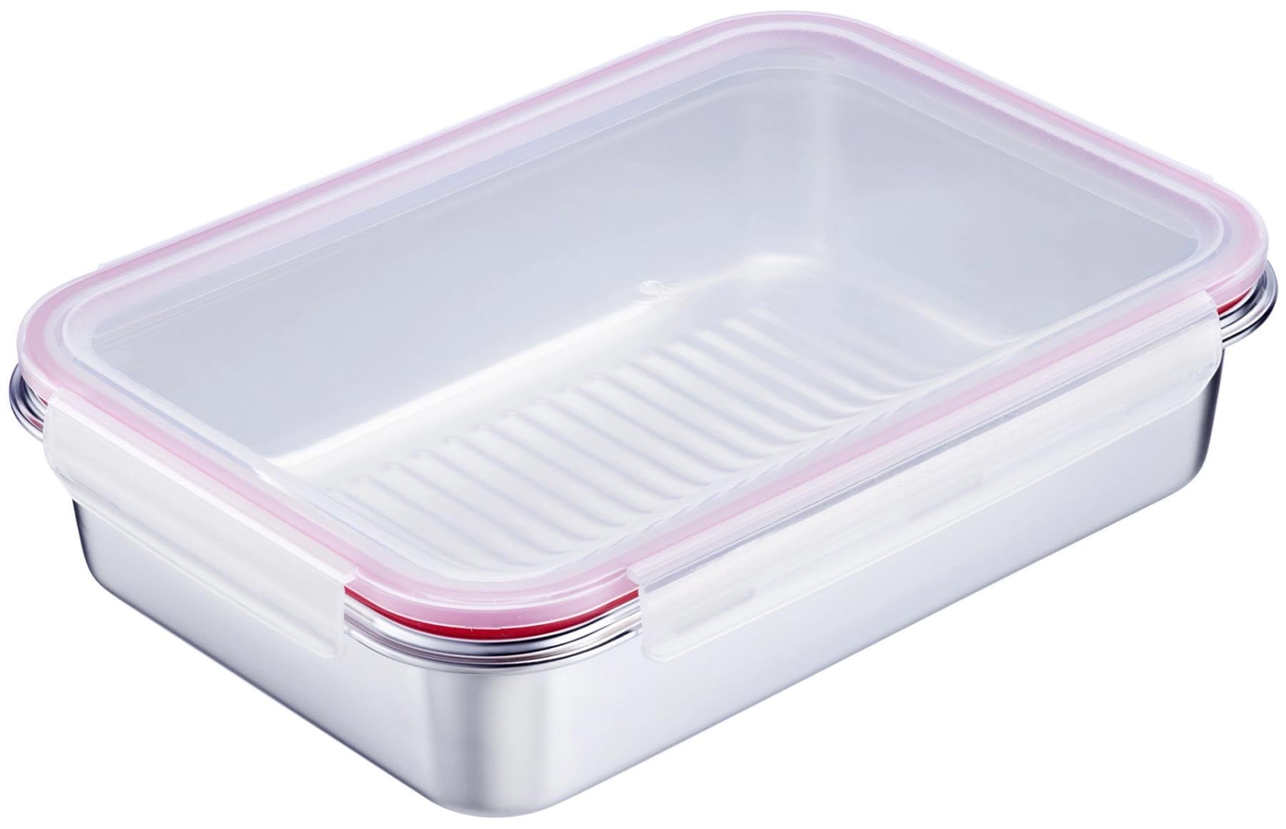 Edelstahl Lunch Box/ Frischhaltedose 2500ml in präsentiert im Onlineshop von KAQTU Design AG. Käsezubehör ist von Westmark