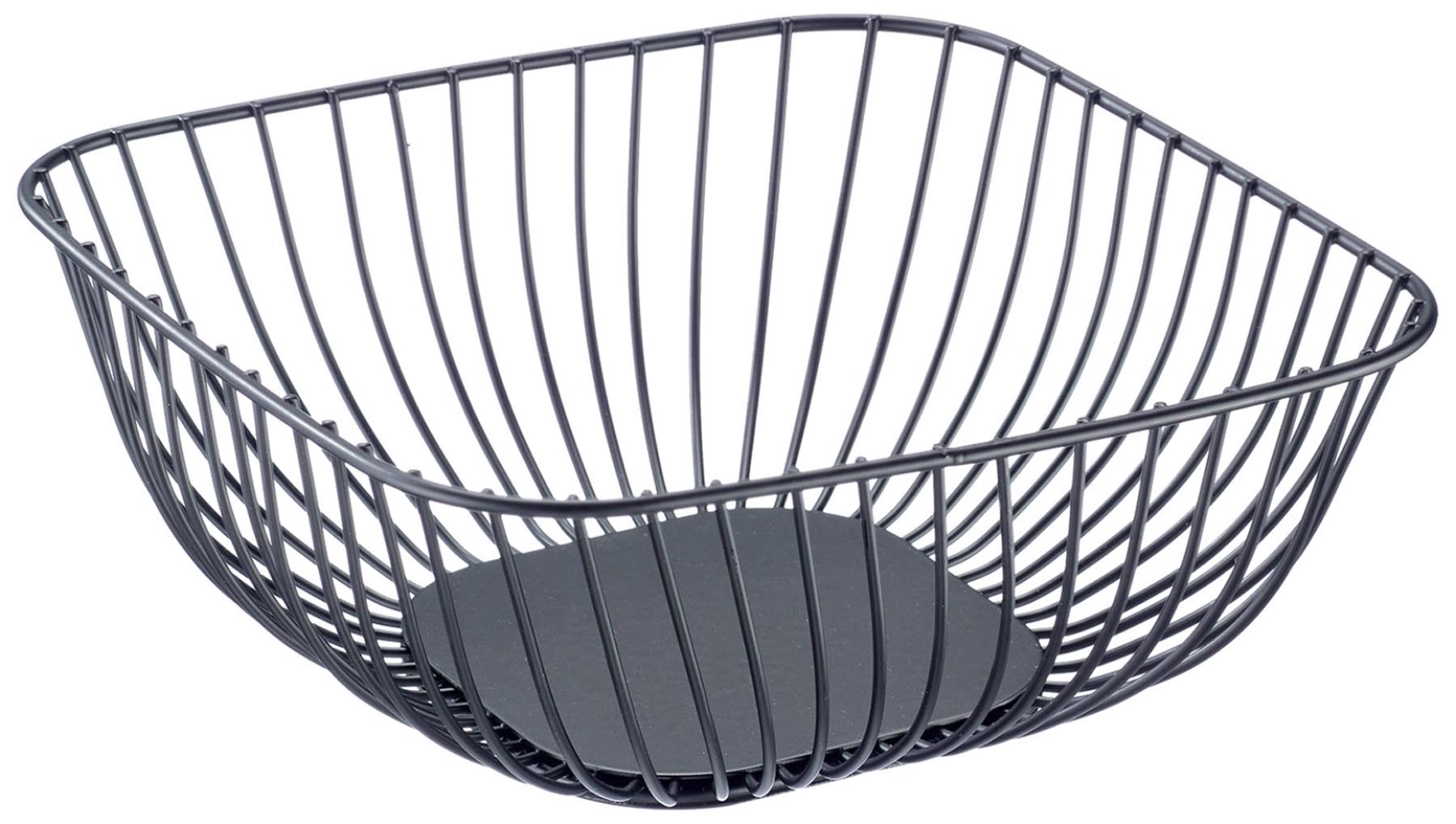Drahtkorb Quadro klein in präsentiert im Onlineshop von KAQTU Design AG. Küchenhelfer ist von Westmark