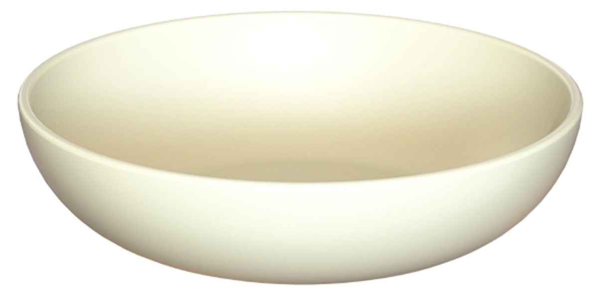 Runde Schale aus Biopolymer, 18 cm Durchmesser, 4.5 cm hoch, Naturmaterial Magnat® in dezentem Farbton, Küchenhelfer von MAGU.