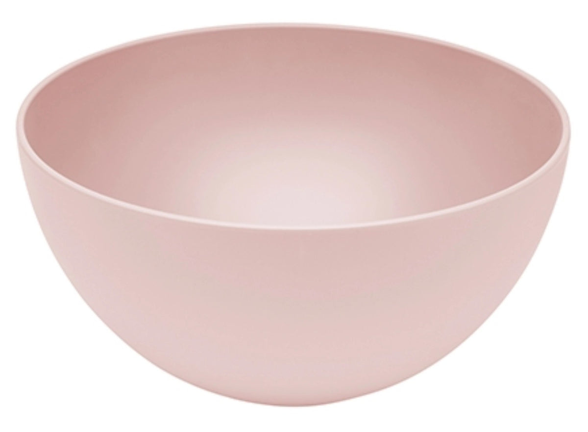 Pinke Schüssel aus Biopolymer-Material von MAGU, rund geformt, Durchmesser 19.8cm, Höhe 8.9cm, glatte Oberfläche in Pink-Cherry-Farbton.