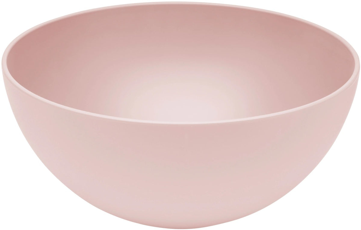 Runde Schüssel aus Biopolymer in Pink Cherry, Durchmesser 29.8 cm, Höhe 13.3 cm, glatte Oberfläche und klare Form von MAGU.