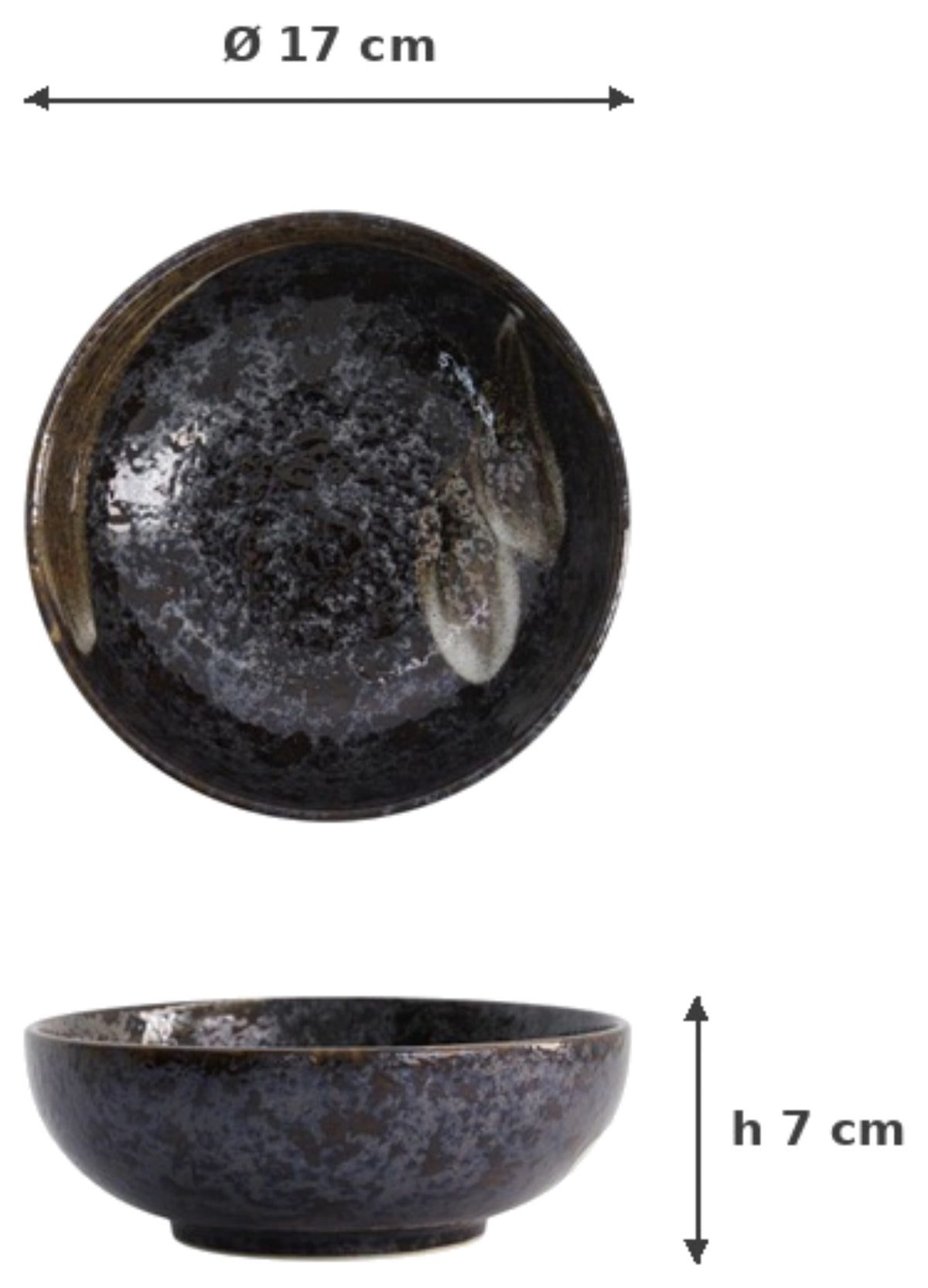 Mehrfarbige Arahake Schüssel von Tokyo Design Studio im japanischen Stil