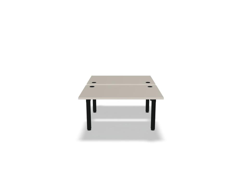 Ogi Drive Bench BOD612: Elektrisch höhenverstellbarer Doppelschreibtisch mit zweimotorigem Gestell, modernes, funktionales Design