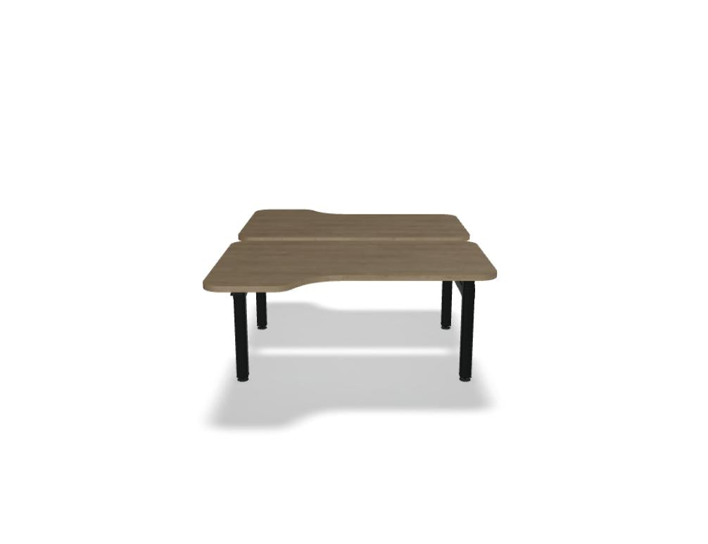 Ogi Drive Bench BODKZ514 Doppelschreibtisch, elektrisch höhenverstellbar, mit zweimotorigem Gestell von Mdd.