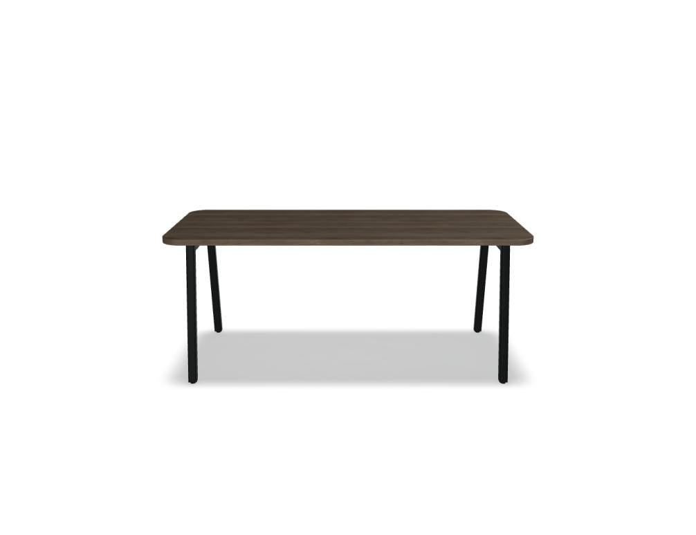 Schreibtisch Ogi M BOMZ05 von Mdd, modernes Holzdesign, geräumige Arbeitsfläche, klare Linien, dezentes Cable-Management, stilvoller Business-Tisch