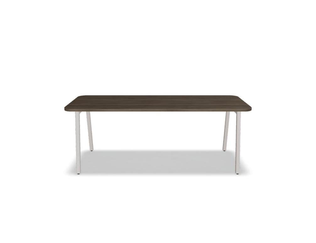 Schreibtisch Ogi M BOMZ06 aus der Kategorie Schreibtisch von Mdd, kompakte Holzästhetik, rechteckige Platte, helles Finish, klare Linien, moderne Arbeitsfläche