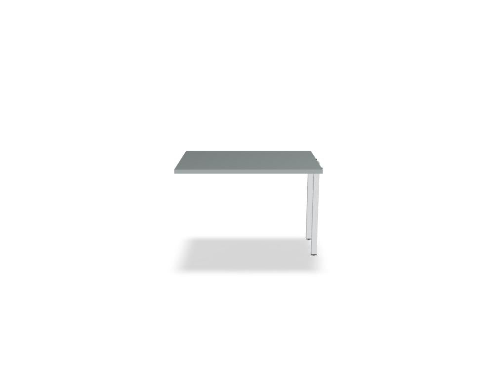 Ogi Q BOX30 Schreibtisch aus Holz in hellem Finish, kompakte Arbeitsfläche, schlichtes Design, ideale Lösung für kleine Räume