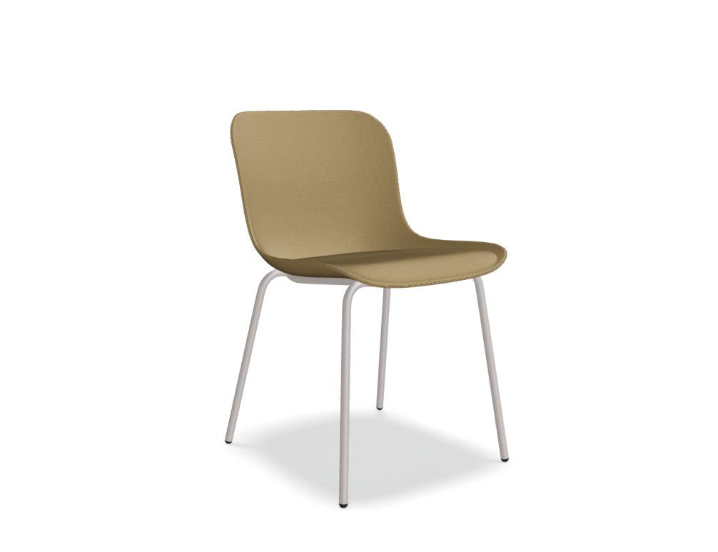Bild zeigt einen stilvollen Baltic 2 Classic BLK4P1 Stuhl mit schwarzem Vierbein-Gestell, schwarzer Sitzfläche und modernen Linien — ideal für Ess- oder Büroecken.