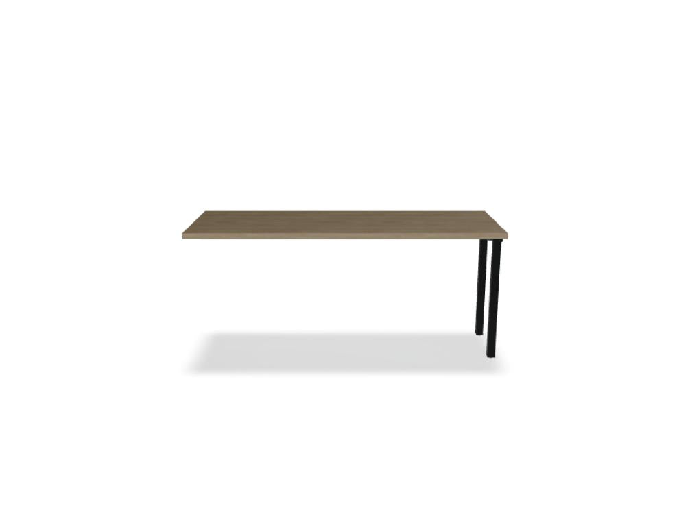 Ogi U BOX16 Schreibtisch von Mdd mit schlichtem Design, stabilem Gestell und integrierter Box für moderne Büros