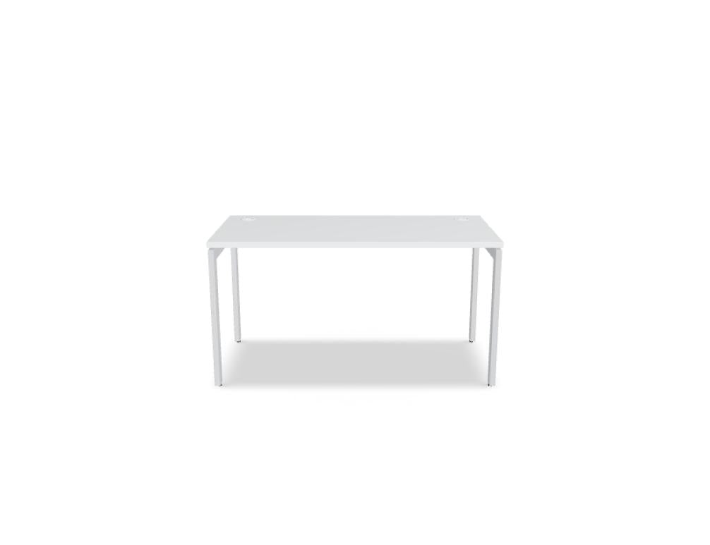 Ogi U BOU29 Schreibtisch von Mdd mit schwarzem U-Gestell und heller Platte, modern und funktional fürs Büro.