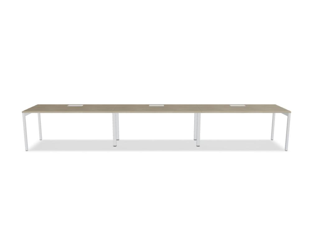 Bild eines Ogi Y BOY04E3 Schreibtischs von MDD im klassischen Design, Holzoptik, kompakte Arbeitsfläche, ideal für Büro- oder Lernbereich.