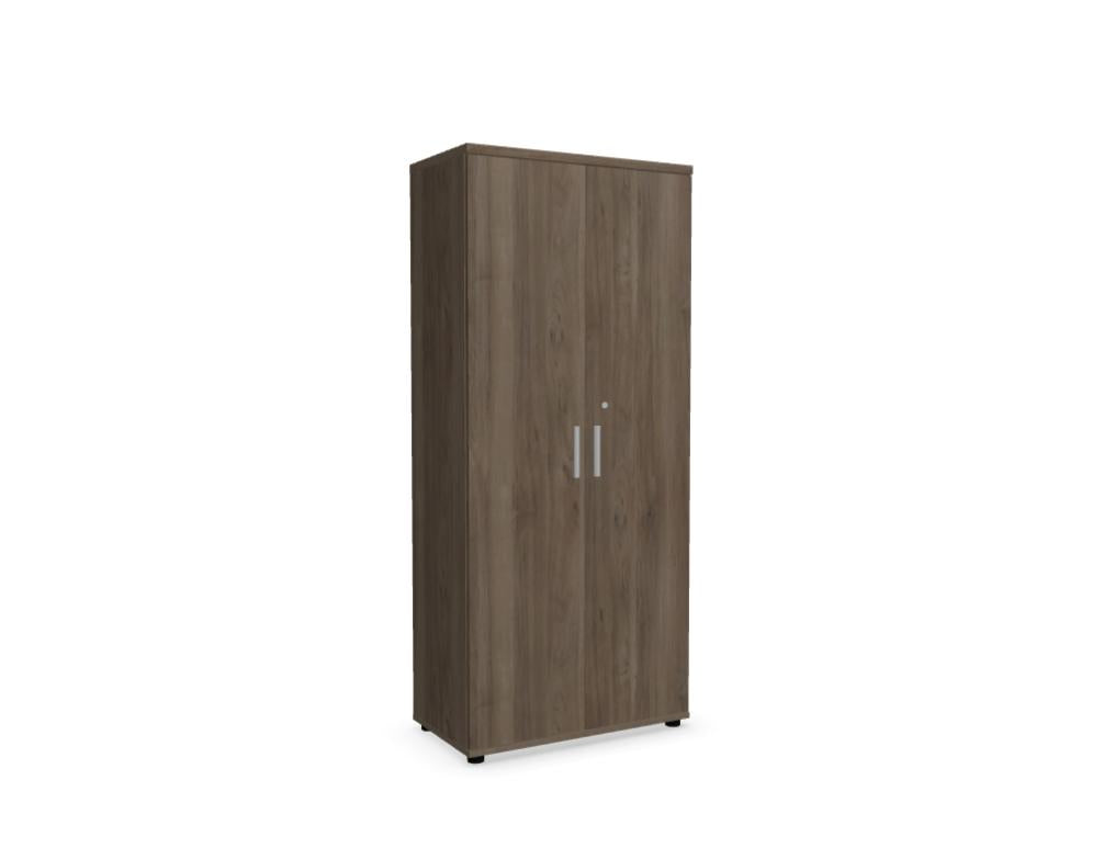 Bild zeigt den Quando Q51 Schrank aus der MDD Büroschrank‑Kollektion, elegantes Möbelstück mit glattem Finish, zwei Türfronten und praktische Ablageflächen; ideal für modernes Bürodesign.