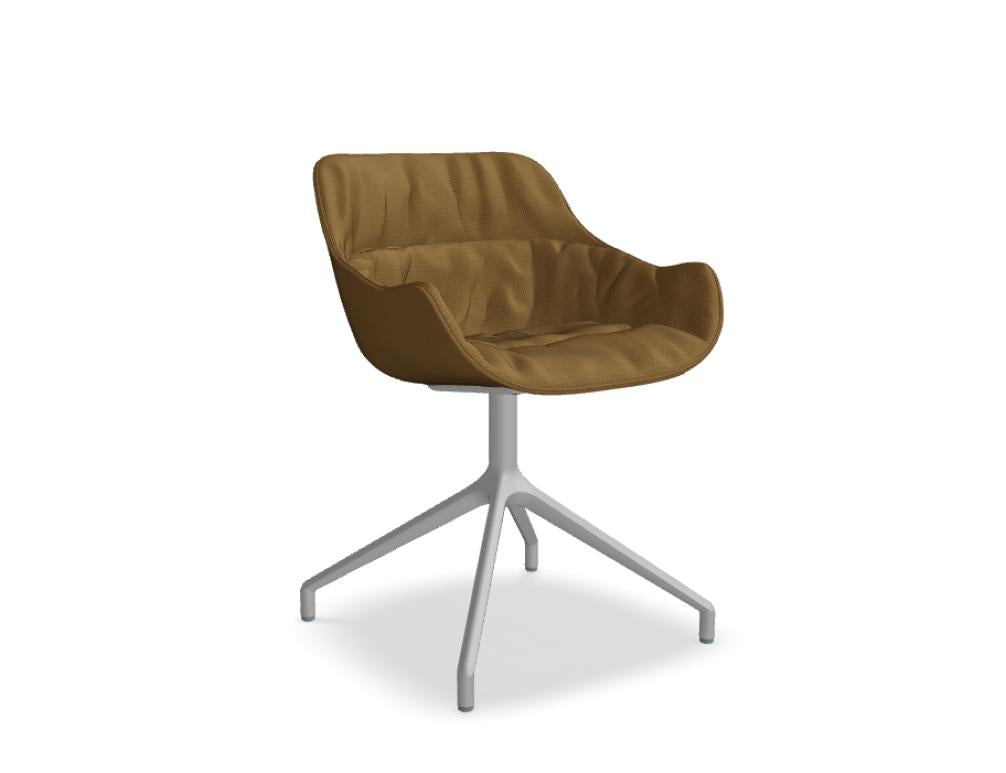 Baltic Soft Duo BL5P19 Drehstuhl von Mdd mit runder Drehbasis, gepolsterter Sitzschale und modernem Design