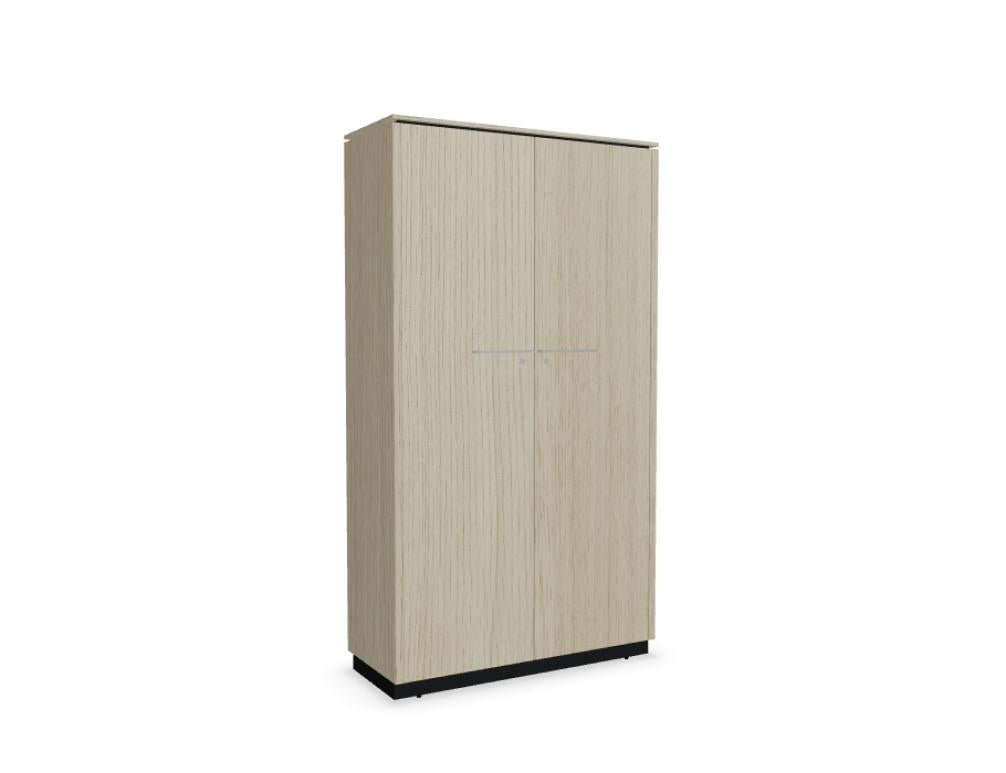 Bild eines modernen Status X51 Büroschranks von Mdd, aus robustem Holz- oder Laminatmaterial, mit klar gegliederten Fächern und abschließbaren Türen; ideal für Akten- und Dokumentenaufbewahrung in professionellem Büroambiente.
