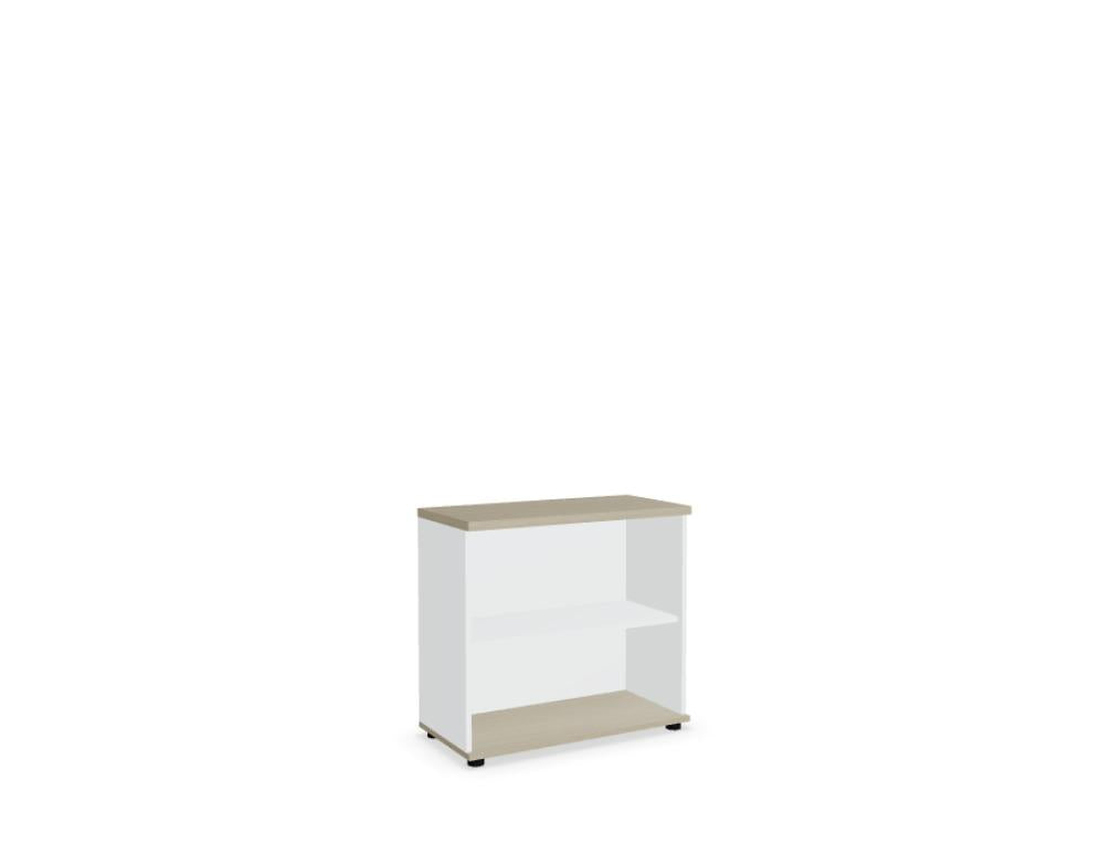 Mdd Basic K25B4 Standregal in modernem Design mit offenen Fächern, ideal für Büro, Akten und stilvolle Aufbewahrung.