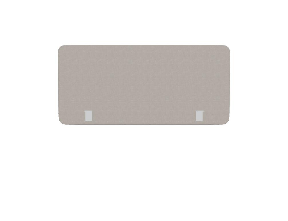 Grünes gepolstertes Seiten- und Querpaneel Twin von Mdd, Spanplattenkonstruktion mit Polyurethanschaum, Metallhalterung, für Schreibtische.