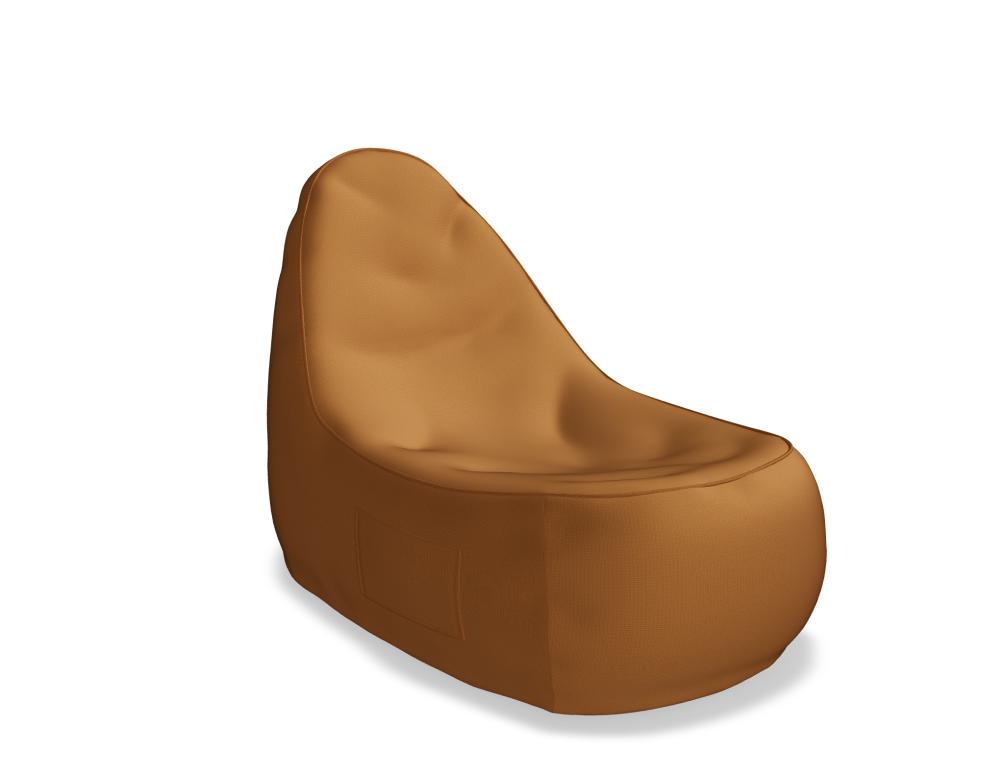 Sitzsack Filo FL01 von Mdd in hellgrauer Stoffhülle, großzügiges, bequemes Sitzmöbel mit gepolsterter Oberfläche und schlanken Beinen – modernes Relax-Element für Wohnzimmer
