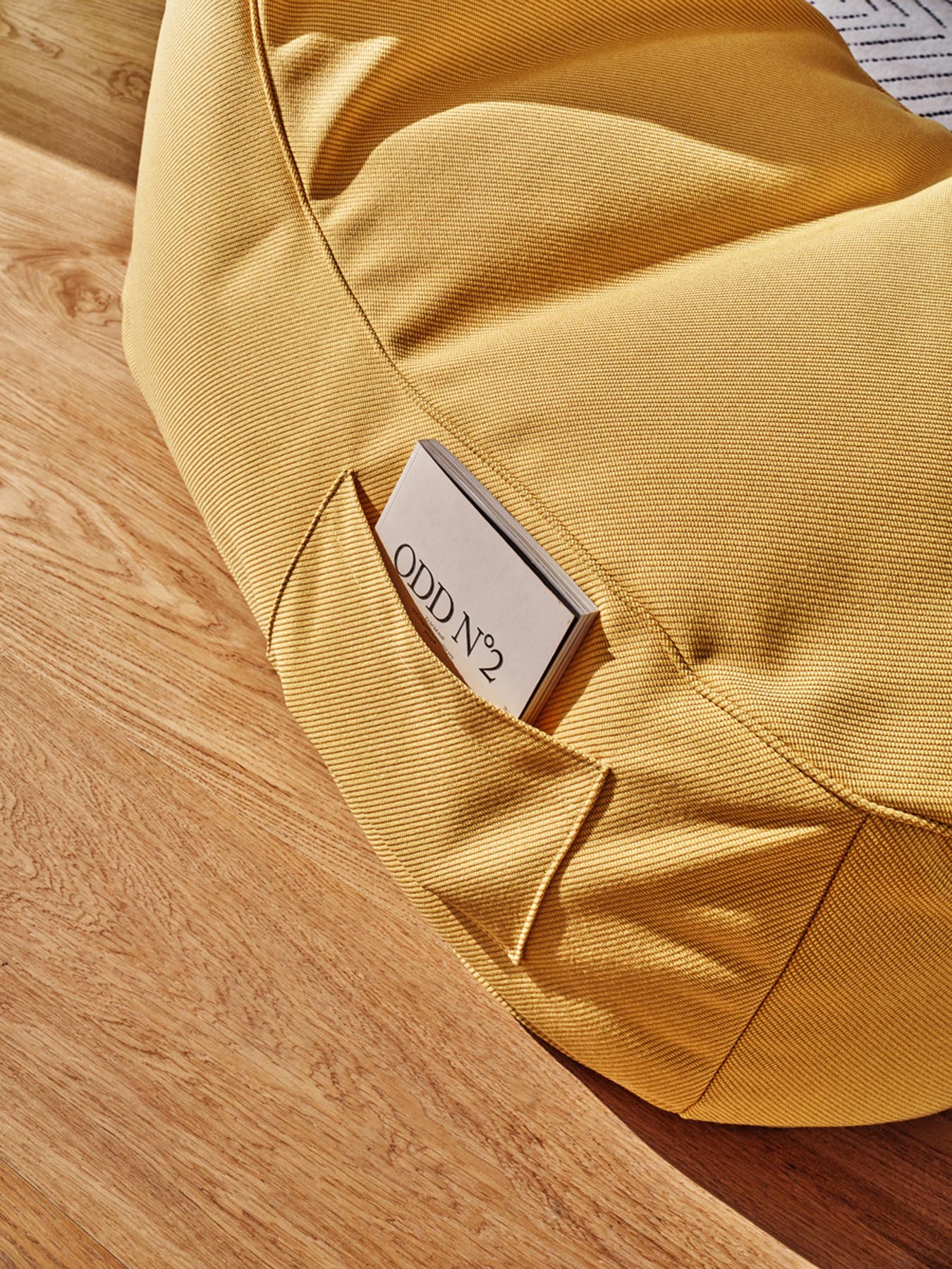 Bequemer Filo FL01 Sitzsack von Mdd in elegantem Hellgrau, ideal für entspannte Stunden und stilvolle Einrichtung.