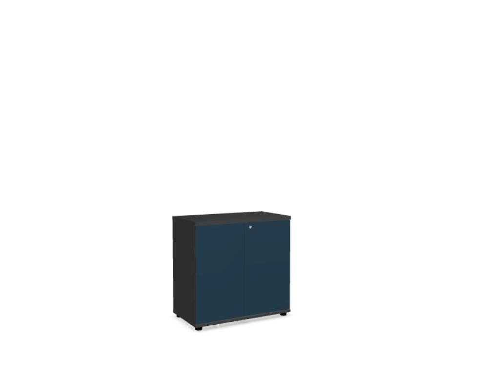 Mdd Color A2104HZ Büroschrank mit schlichten Fronten, modernem Design und Stauraum für Akten im Büro