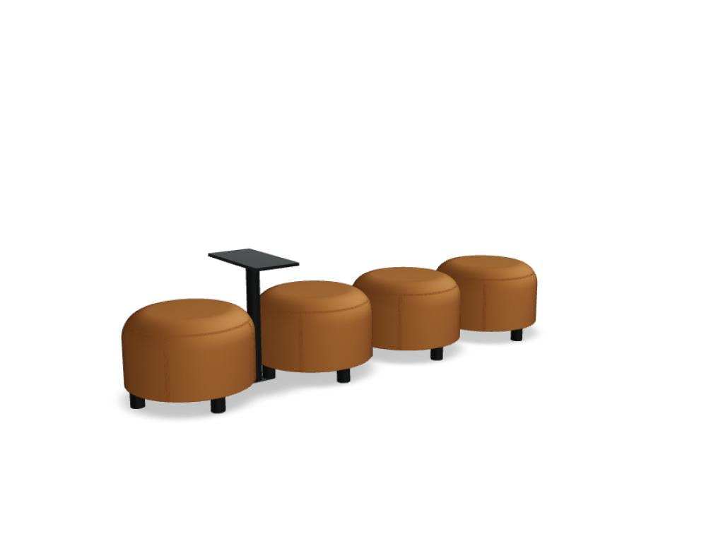 Modularer Dots DTSU08 Pouf von MDD in neutraler Farbgebung, flexibel kombinierbar zu einem individuellen Pouf-System aus der Kategorie Pouf.
