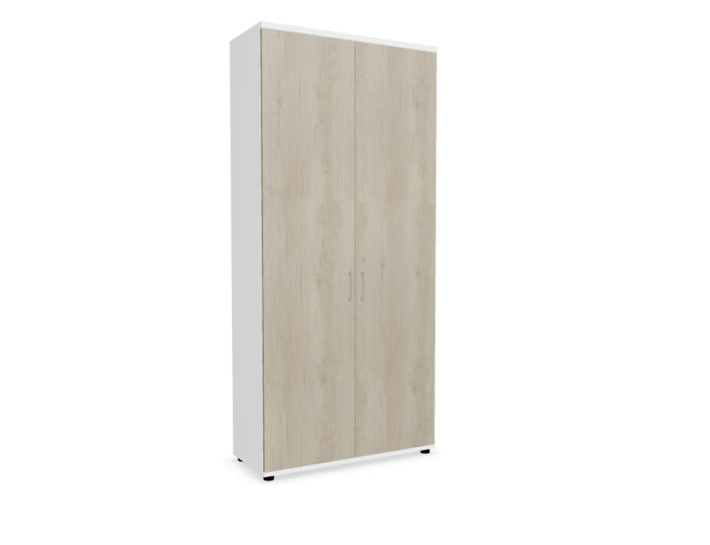 Hängeregisterschrank Standard A6105TMK von MDD in hellem, robustem Bürodesign; schmale Stahlkonstruktion, Schubfächer, abschließbare Türen, ideales Ordnen von Akten und Dokumenten