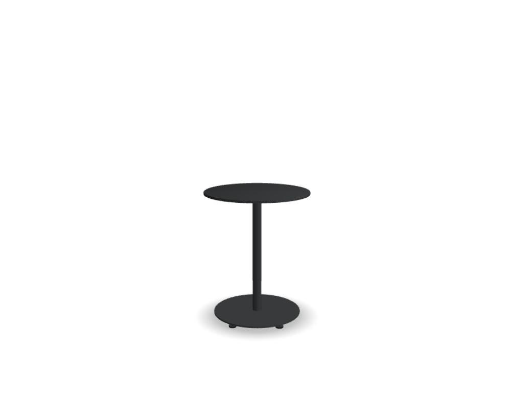 Cafétisch Bolt OST67 im stilvollen Gartendesign, massiver Holzlook, kompaktes Gestell, ideal für Balkon oder Terrasse, robustes Finish