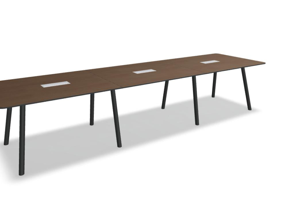 Bild eines eleganten Esstisches Echo ETF1036R von Mdd in heller Holzausführung, ideal für moderne Dining-Restecken, stilvoller Mittelpunkt fürs Wohnzimmer oder Essbereich.