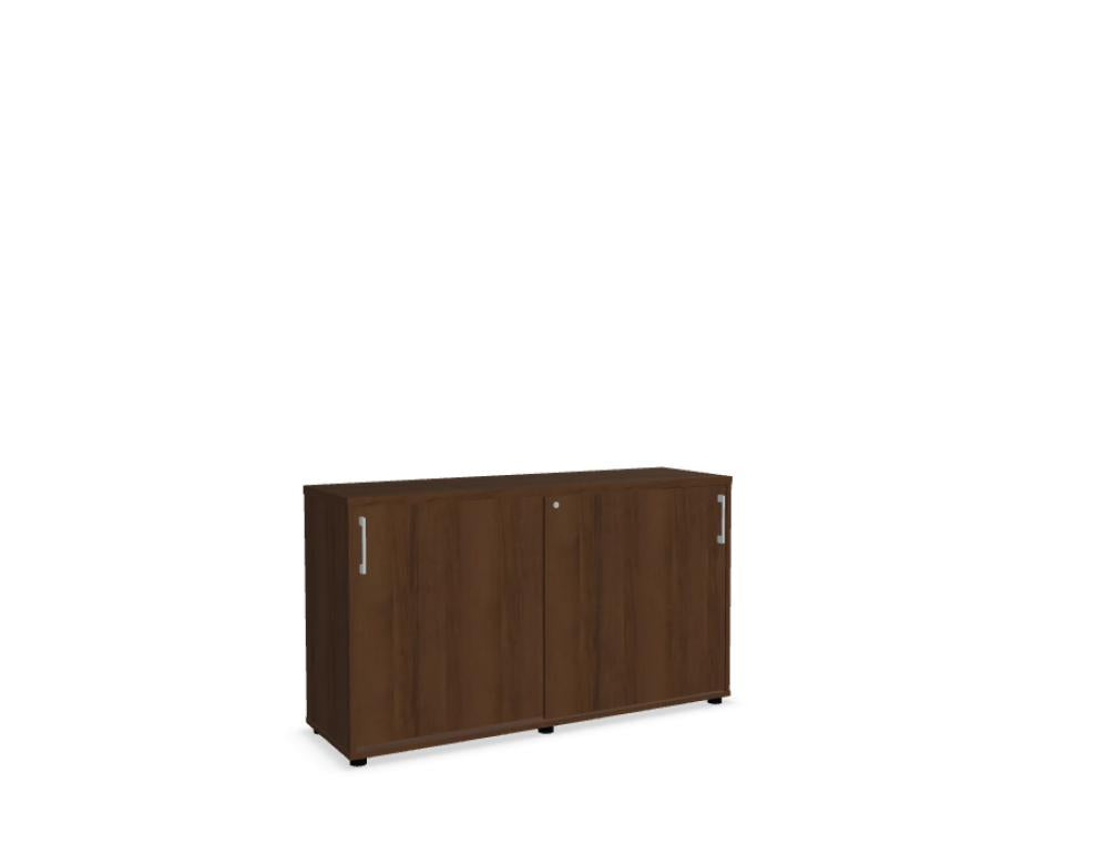 Moderner Schiebetürenschrank Standard MEA2P14 von Mdd, kompaktes Büromöbelstück mit grauer Oberfläche, stabile Struktur und eleganten Glas- oder Metallakzenten, ideal für effiziente Büroaufbewahrung.