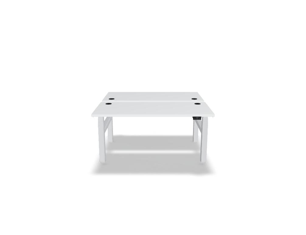 Doppelschreibtisch Ogi Drive Bench von Mdd in Vicenza Eiche mit Melaminplatte