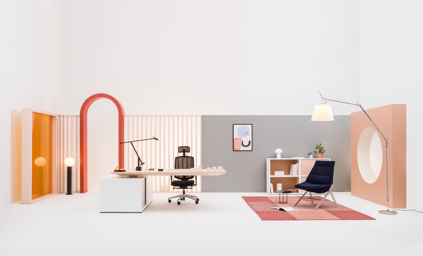 Eleganter höhenverstellbarer Schreibtisch Gravity GAV1L von Mdd, ideal für ein modernes Büroambiente und flexibles Arbeiten.