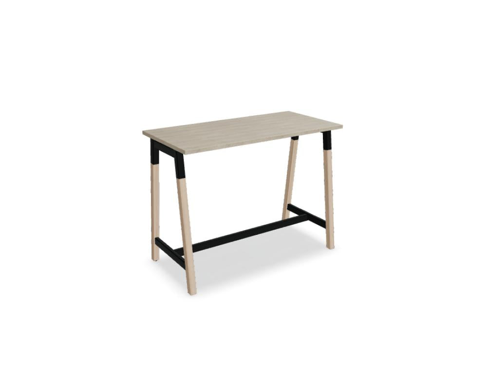 Hochwertiger Ogi W PSD74 Stehtisch von Mdd, elegantes Design mit robuster Platte, neutrales Finish, ideal als Hochtisch für Gastronomie oder Privatbereich