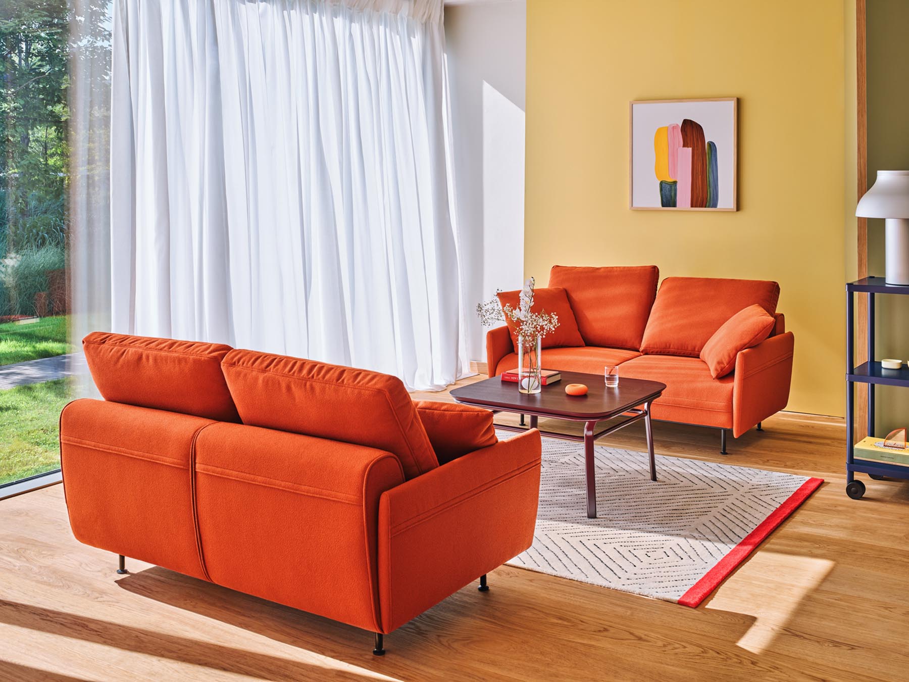 Stylisches L-Sofa Lotus LTS06 von Mdd, linksseitig, mit großzügiger Sitzfläche und modernem, minimalistischen Look.