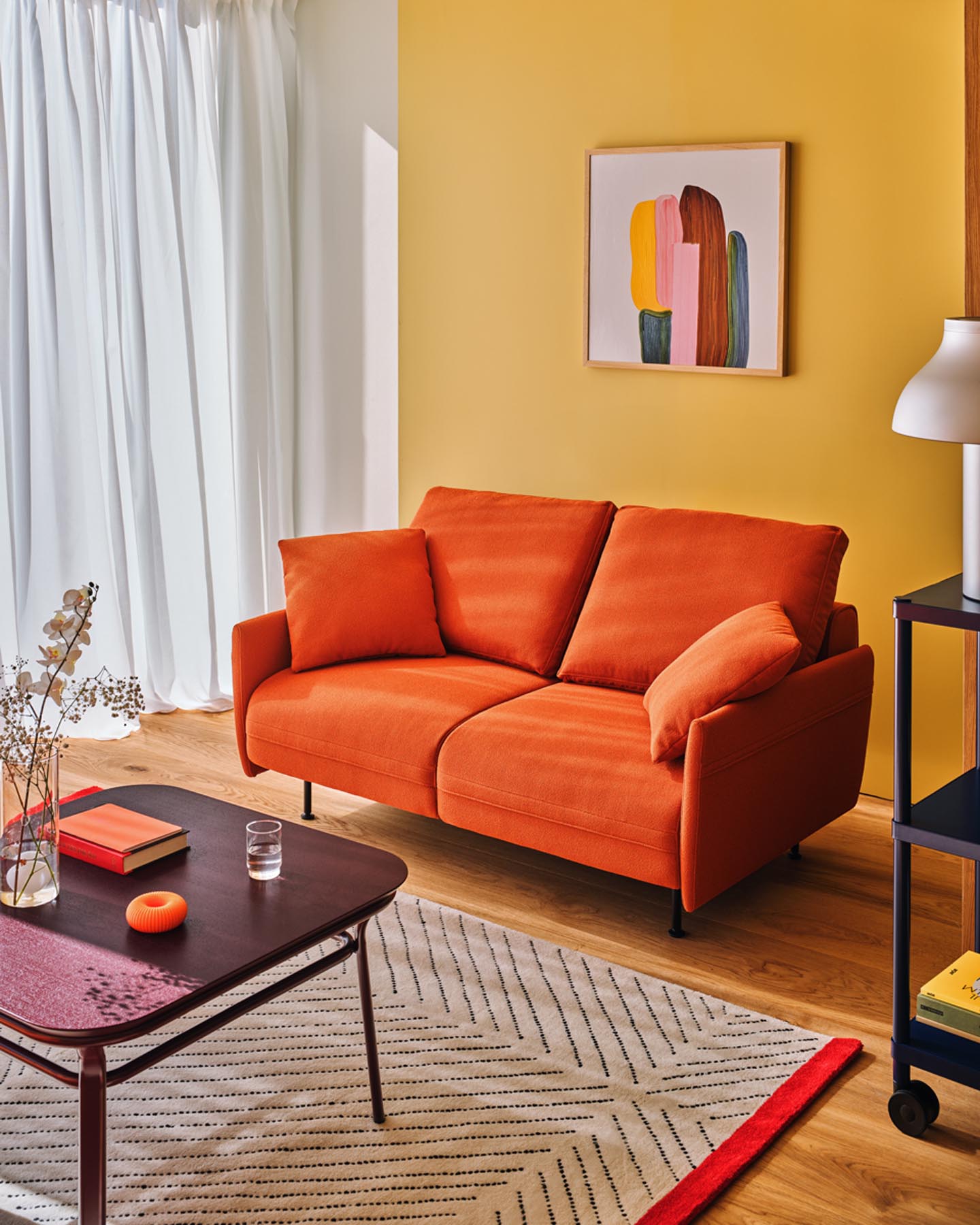 Modernes L-Sofa Lotus LTS06 von Mdd, linksseitig, perfekt für komfortable und stilvolle Wohnambiente.