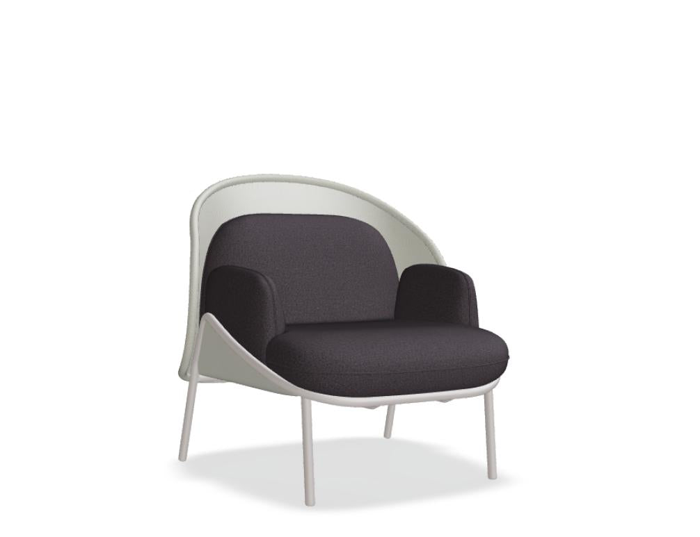 Mdd Mesh MF1M Sessel mit luftiger Netzstruktur, gepolsterter Sitzfläche und schlankem Gestell für moderne Lounges