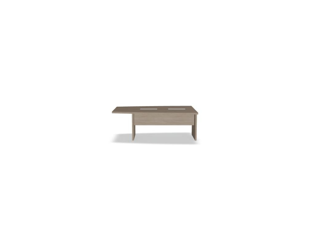 Mito MITM06 Chefzimmer-Tisch in dunkler Holzoptik mit glatter Oberfläche, modernes Schreibtischdesign, rechteckige Form, stilvolle Ablagefläche und neutraler Stil für Büro- oder Arbeitszimmer