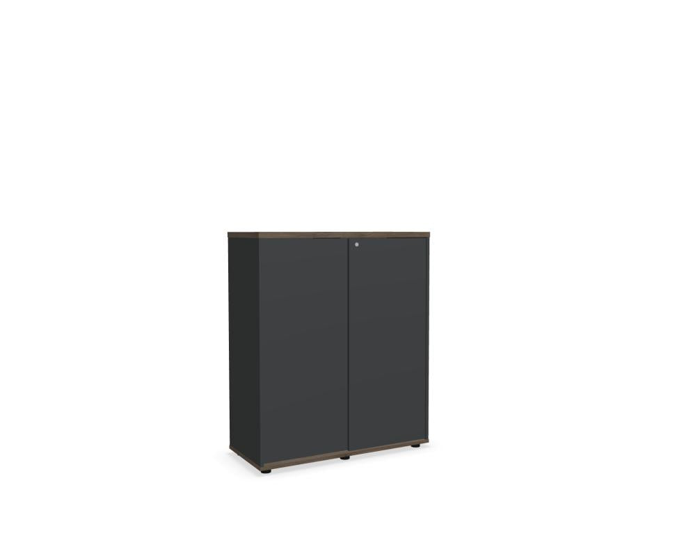 Standard MEA3P05 - Schiebetürenschrank in Weiss Pastell präsentiert im Onlineshop von KAQTU Design AG. Büroschrank ist von Mdd