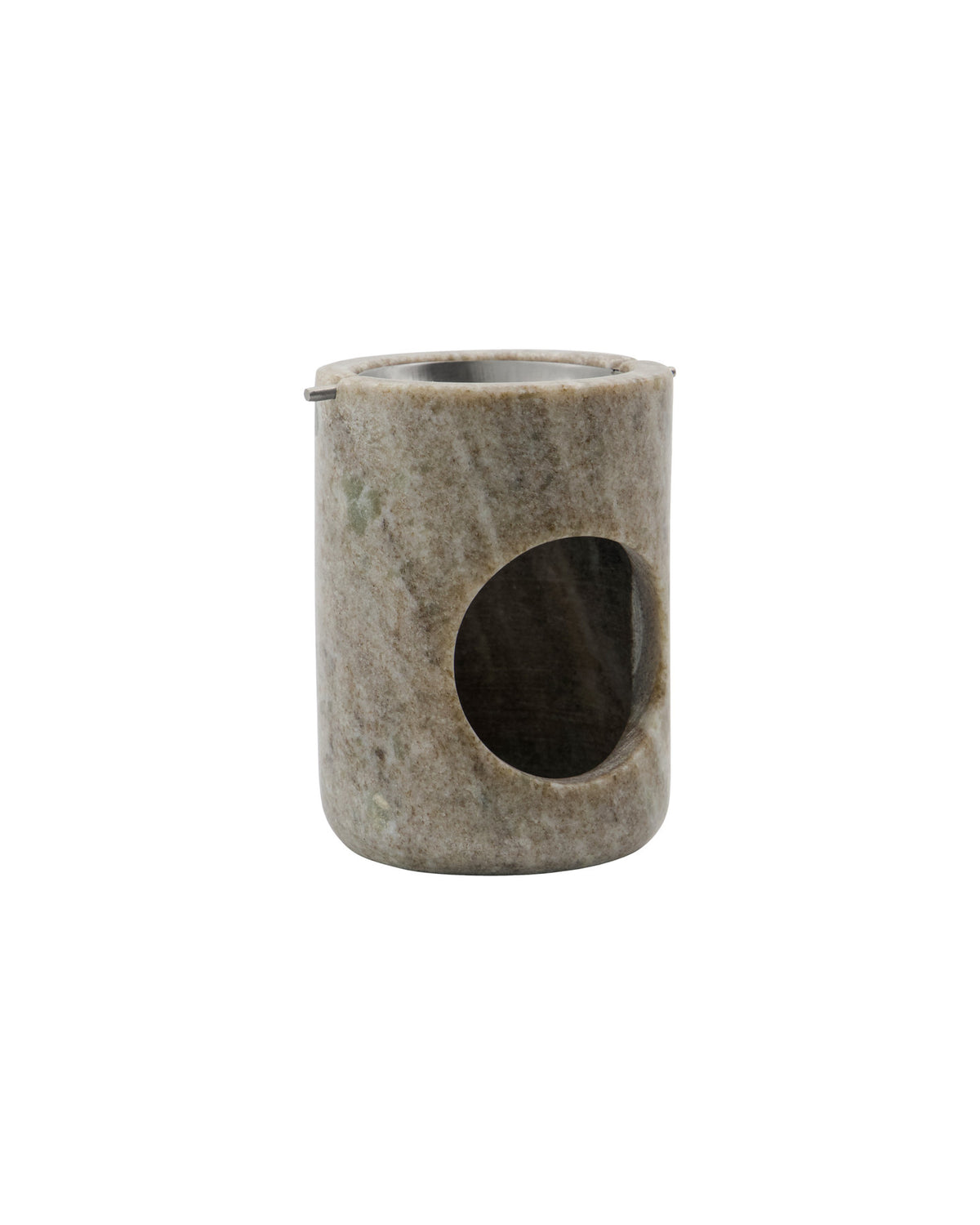 Ölbrenner, MKMarble, Beige, Silber-Finish in Beige präsentiert im Onlineshop von KAQTU Design AG. Duftöl ist von Meraki