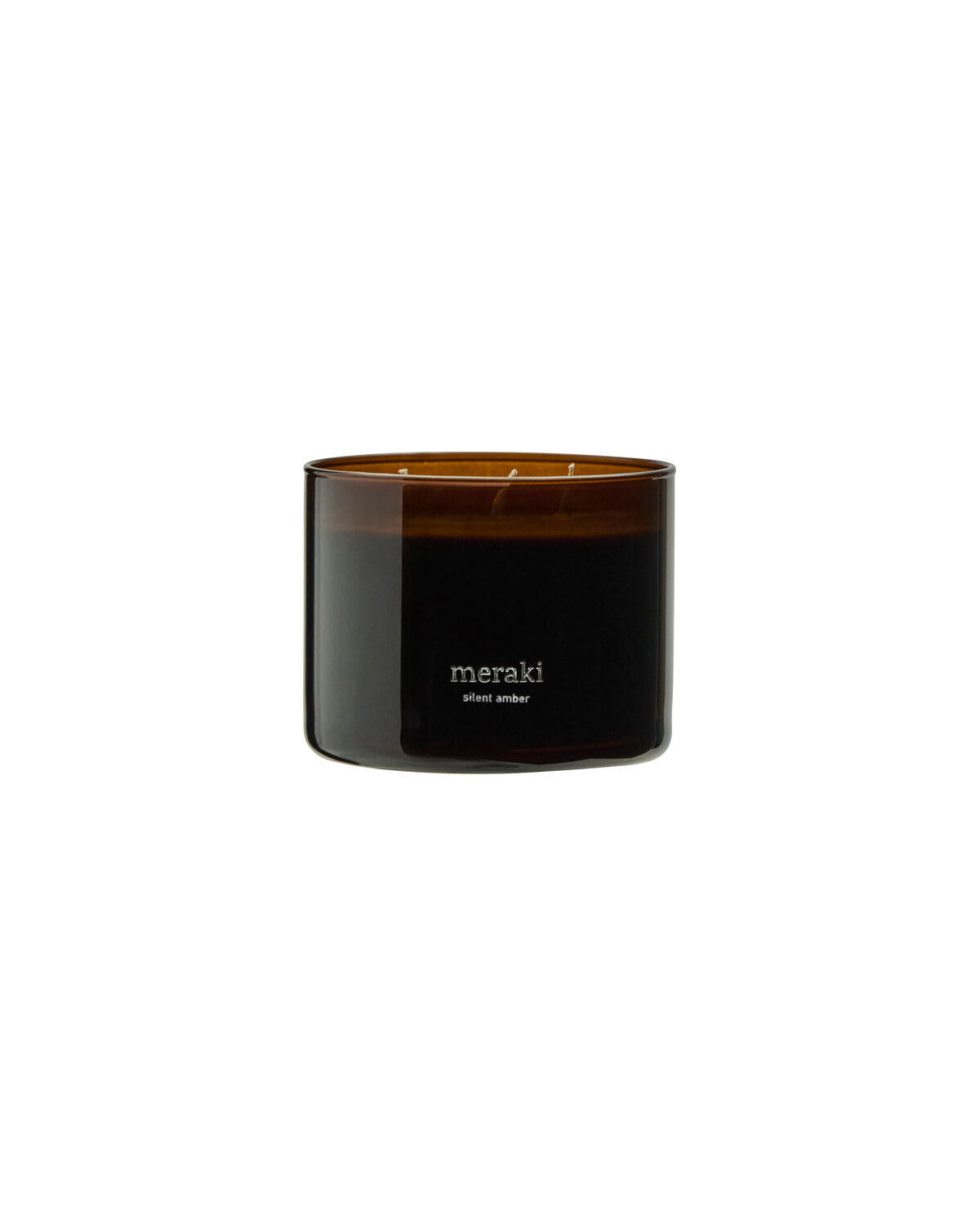 Scented candleCH, Silent amber, 340 g in Brown präsentiert im Onlineshop von KAQTU Design AG. Kerzen ist von Meraki