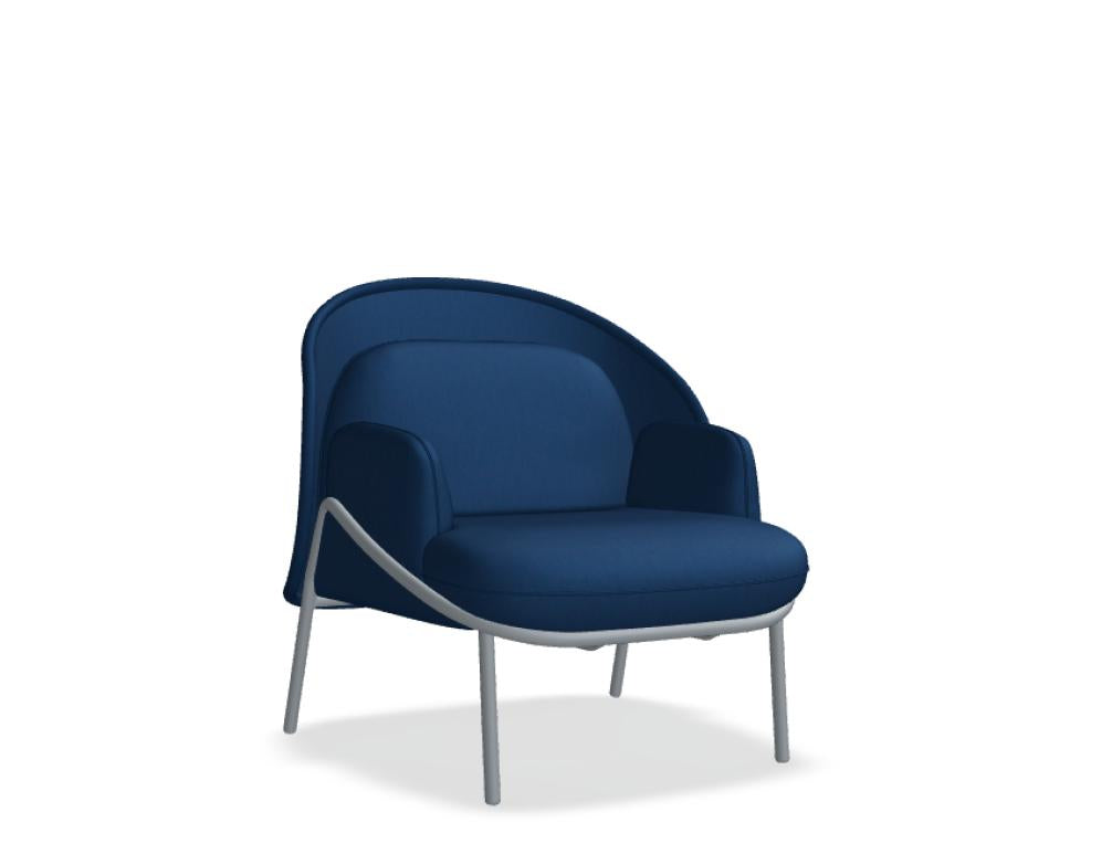 Mesh MF1M - Sessel in Ziegelrot präsentiert im Onlineshop von KAQTU Design AG. Sessel ist von Mdd