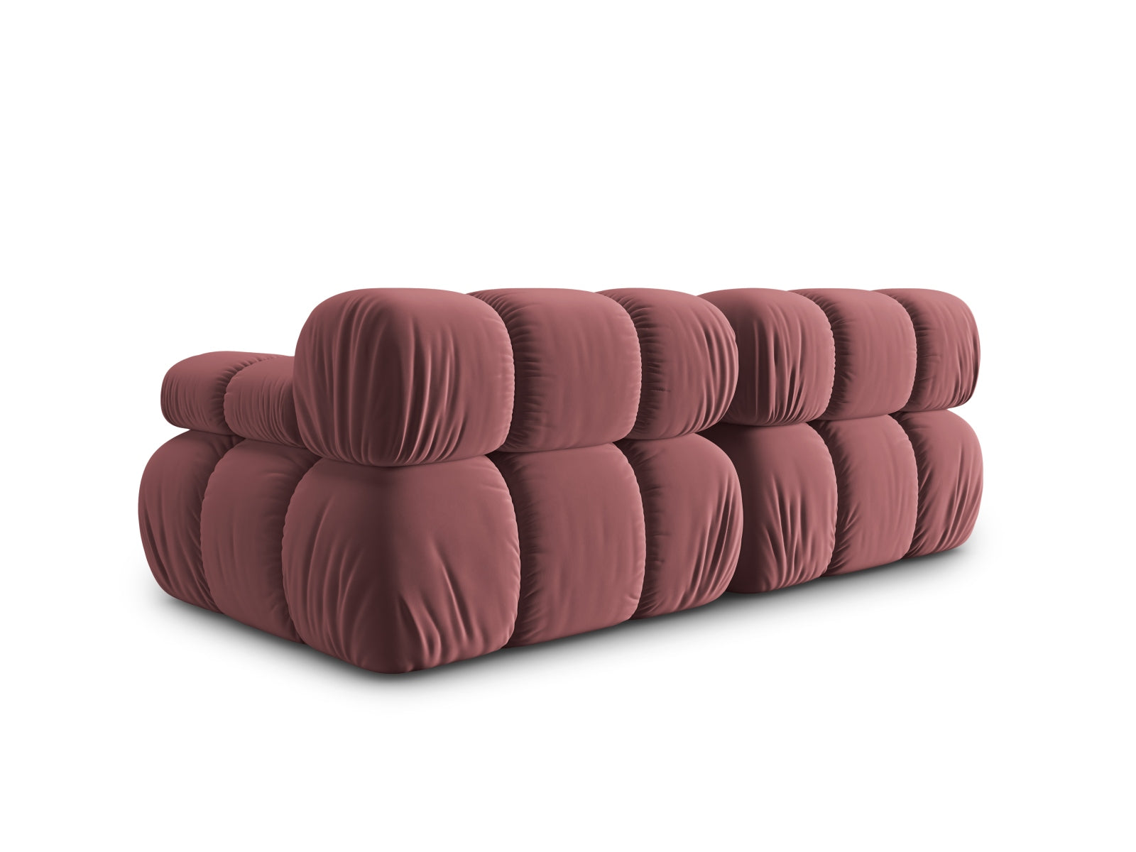 Erleben Sie das Bellis Velour Sofa 2 Sitzer von Micadoni – ein elegantes, modulares Möbelstück, das Stil und Flexibilität für Ihr Zuhause bietet.