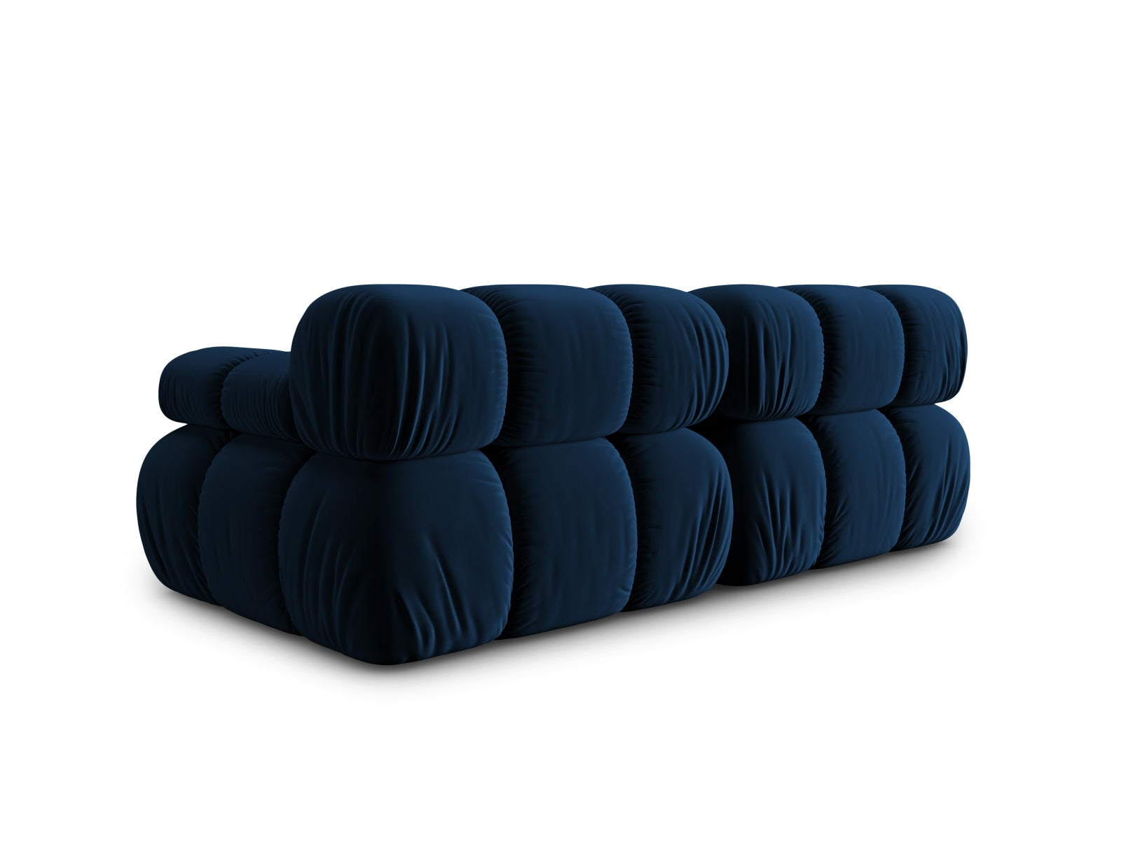 Erleben Sie das elegante Bellis Velour Sofa 2 Sitzer von Micadoni – ein modulares Möbelstück, das Komfort und Stil vereint!