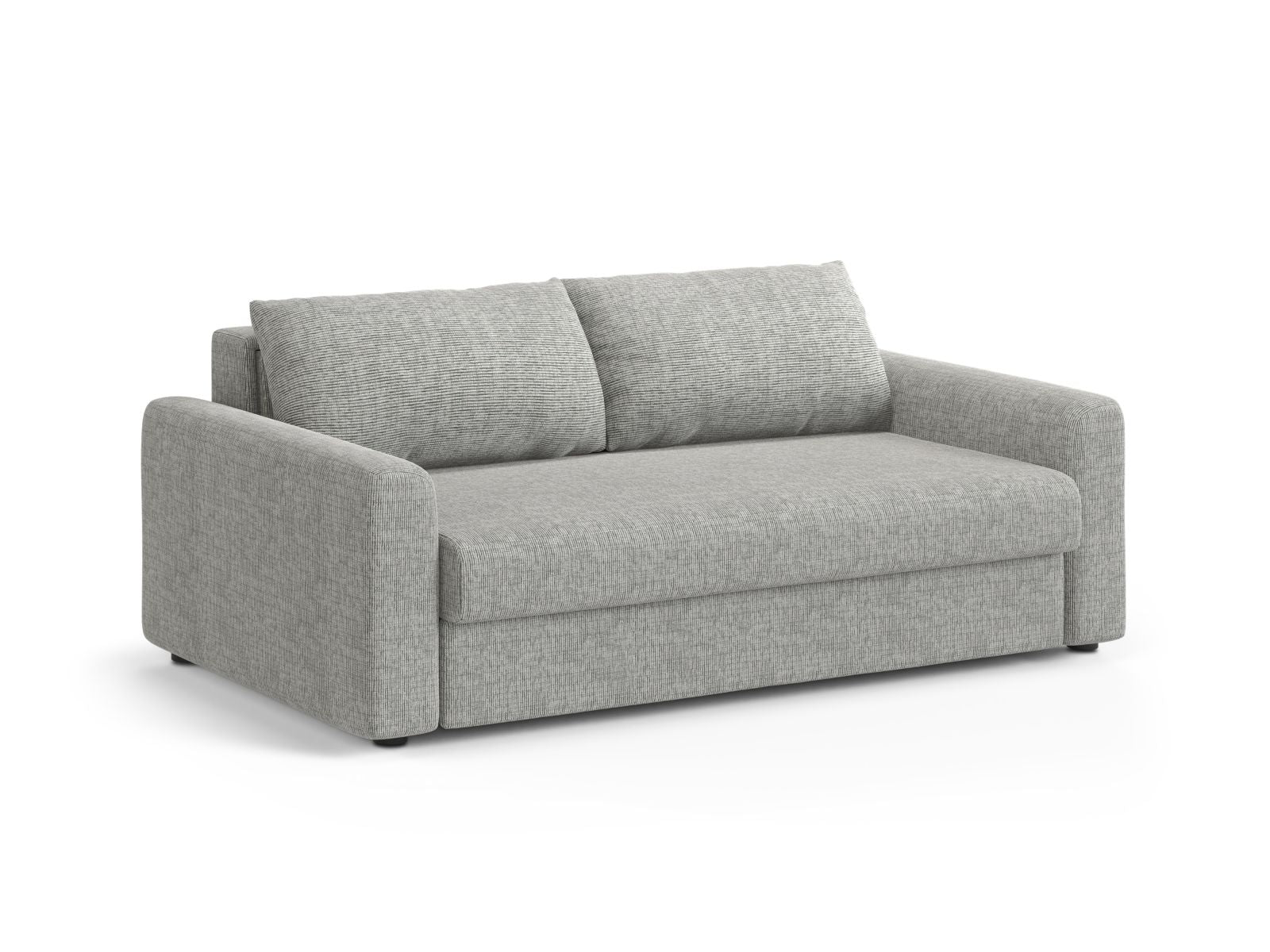 Elegantes 3-Sitzer Sofa David in Warm Grey-Baltimore, ideal für Wohnräume und als Schlafgelegenheit, von Micadoni.