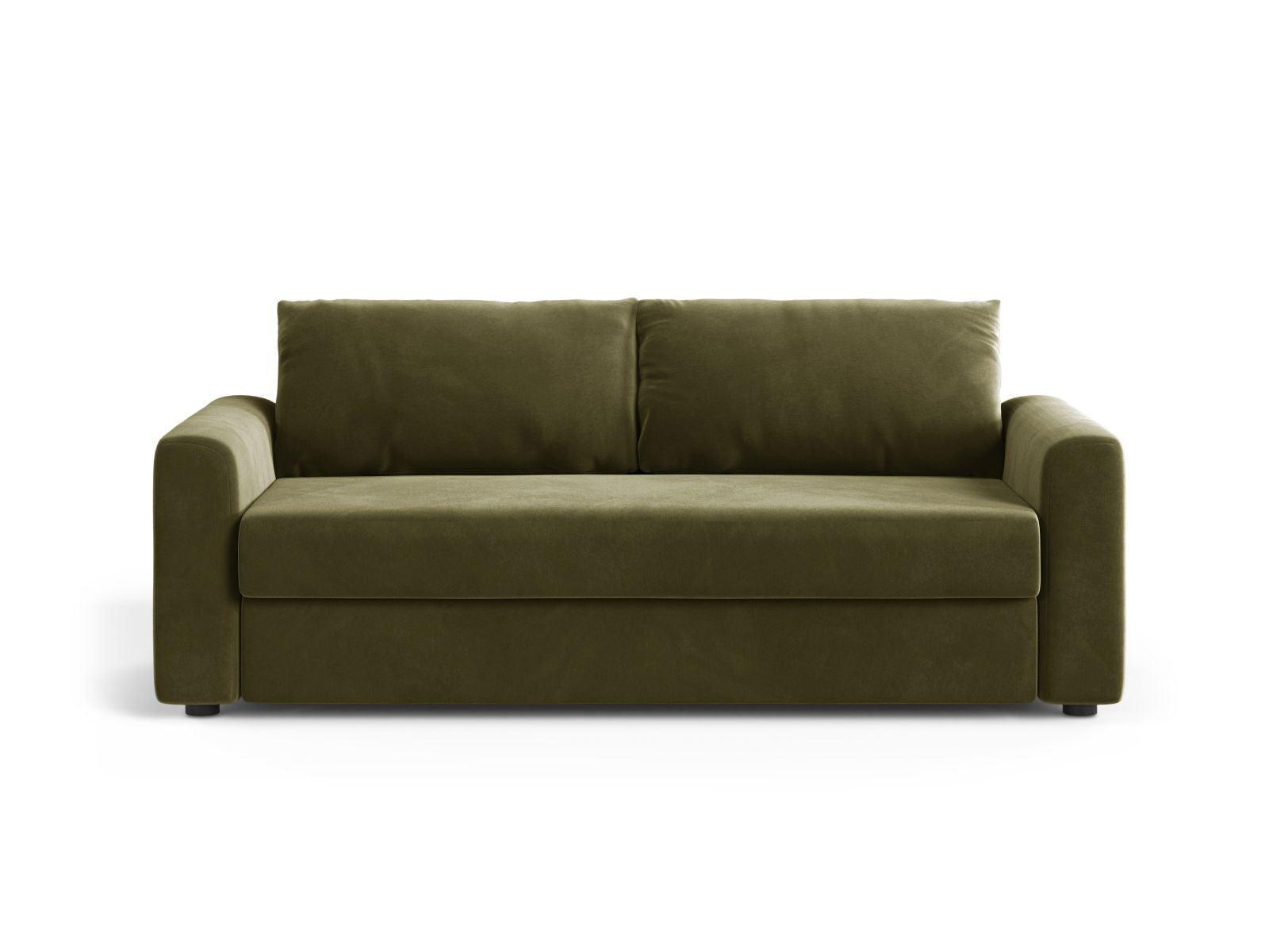 3-Sitzer Sofa mit Schlaffunktion David in Green-Salvador präsentiert im Onlineshop von KAQTU Design AG. Bettsofa ist von Micadoni