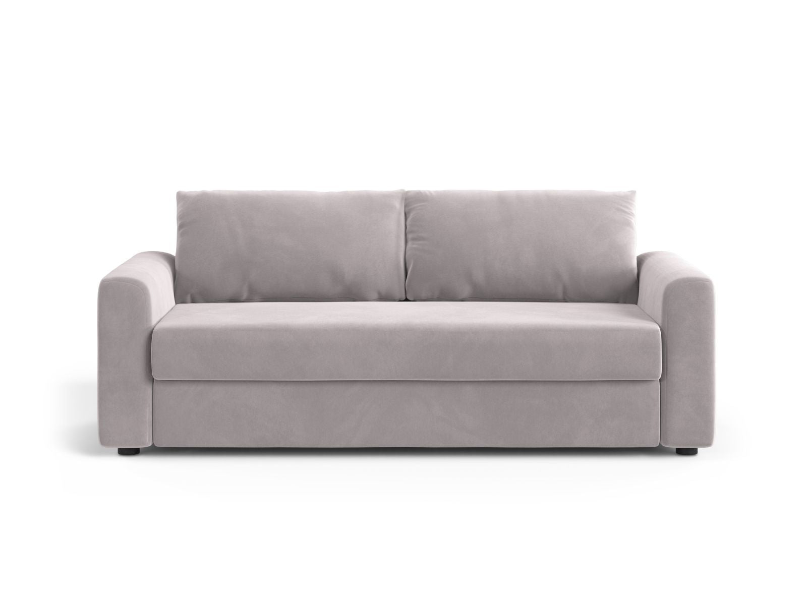 3-Sitzer Sofa mit Schlaffunktion David in Light Grey-Salvador präsentiert im Onlineshop von KAQTU Design AG. Bettsofa ist von Micadoni