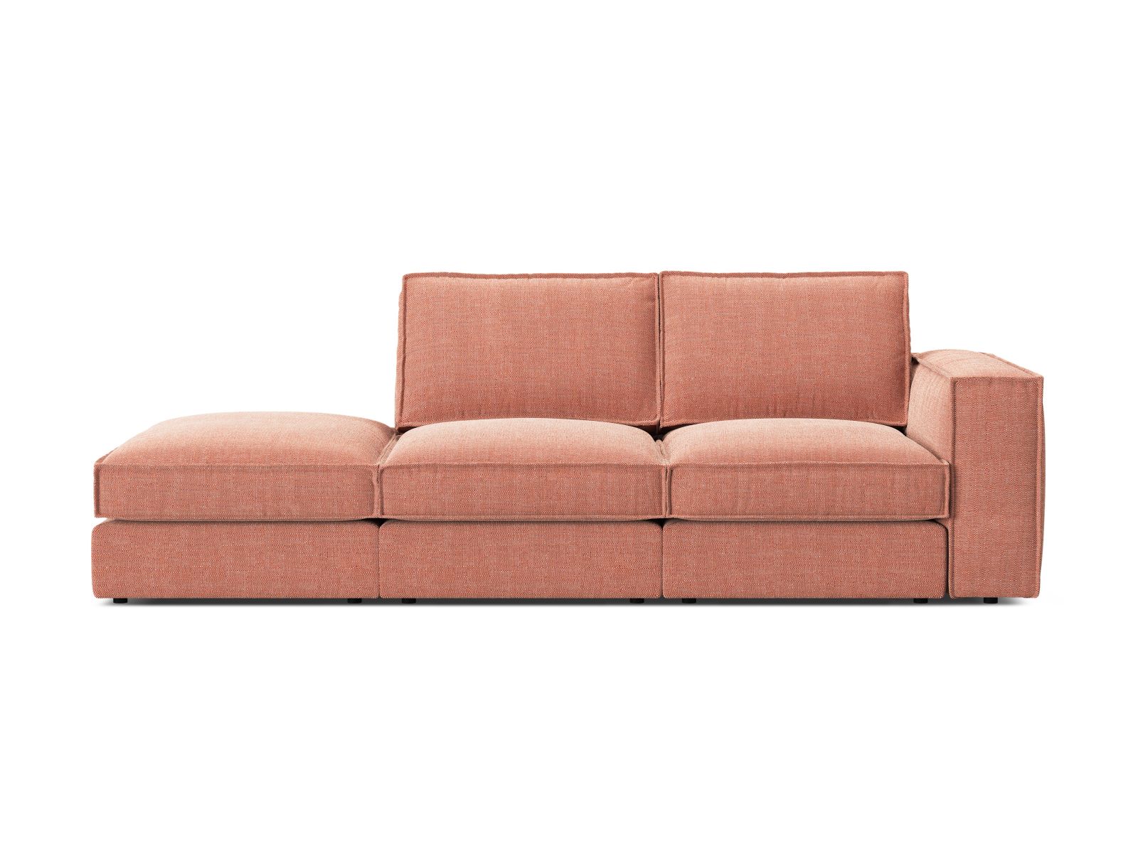 3-Sitzer Sofa Open End links Pola in Red-Babel präsentiert im Onlineshop von KAQTU Design AG. 3er Sofa ist von Micadoni