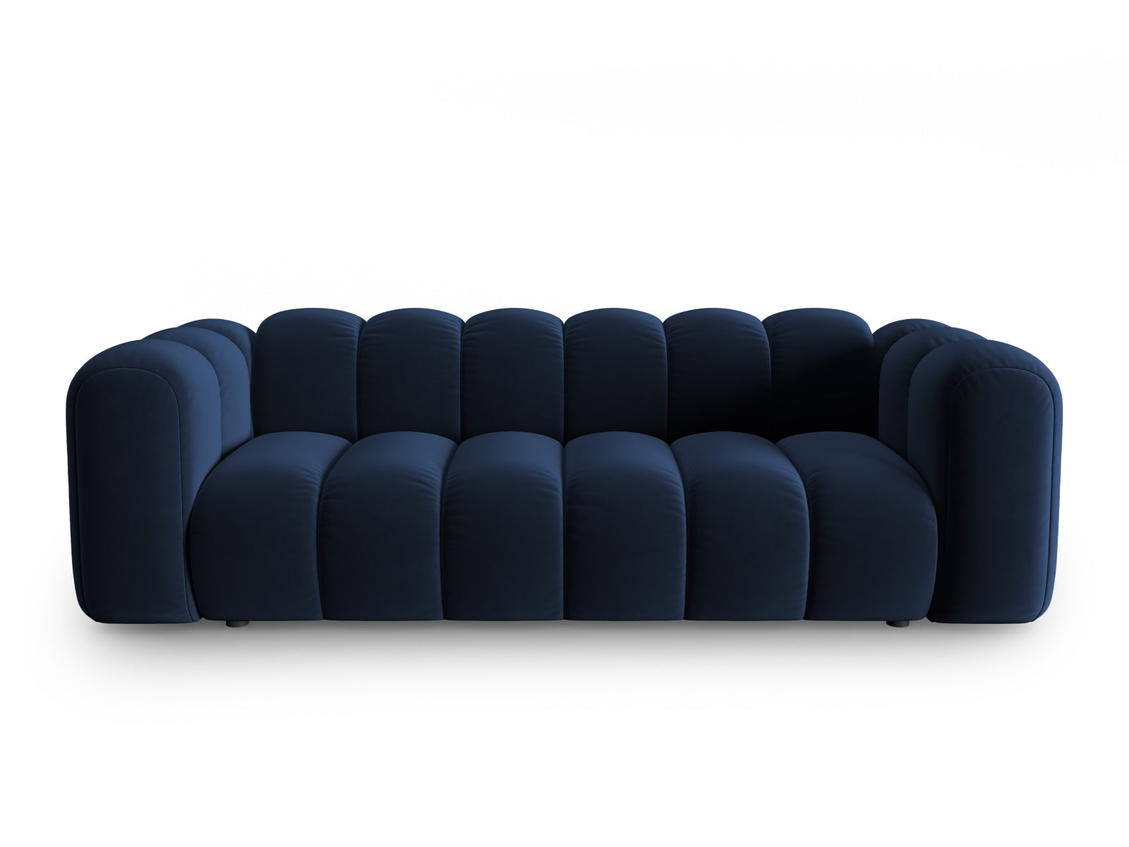 Lupine Velour Sofa 3 Sitzer in Royal Blue-Salvador präsentiert im Onlineshop von KAQTU Design AG. 3er Sofa ist von Micadoni
