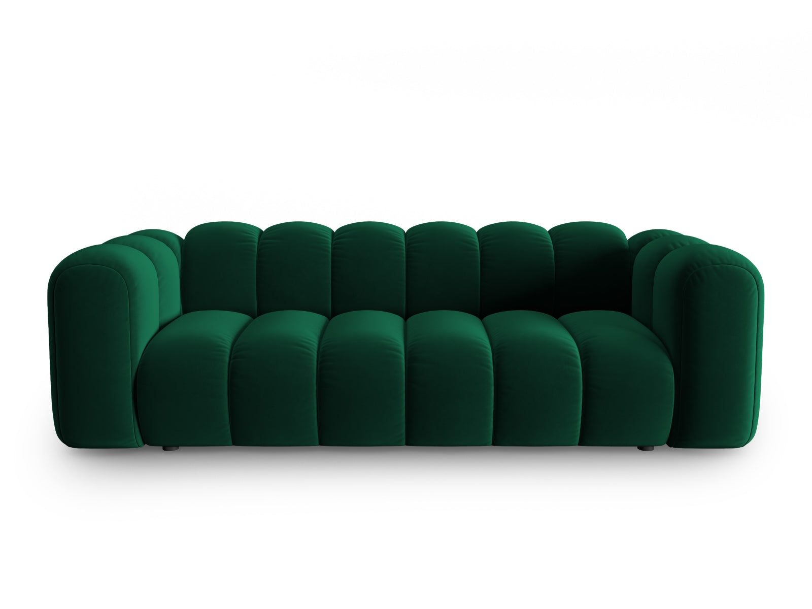 Lupine Velour Sofa 3 Sitzer in Bottle Green präsentiert im Onlineshop von KAQTU Design AG. 3er Sofa ist von Micadoni