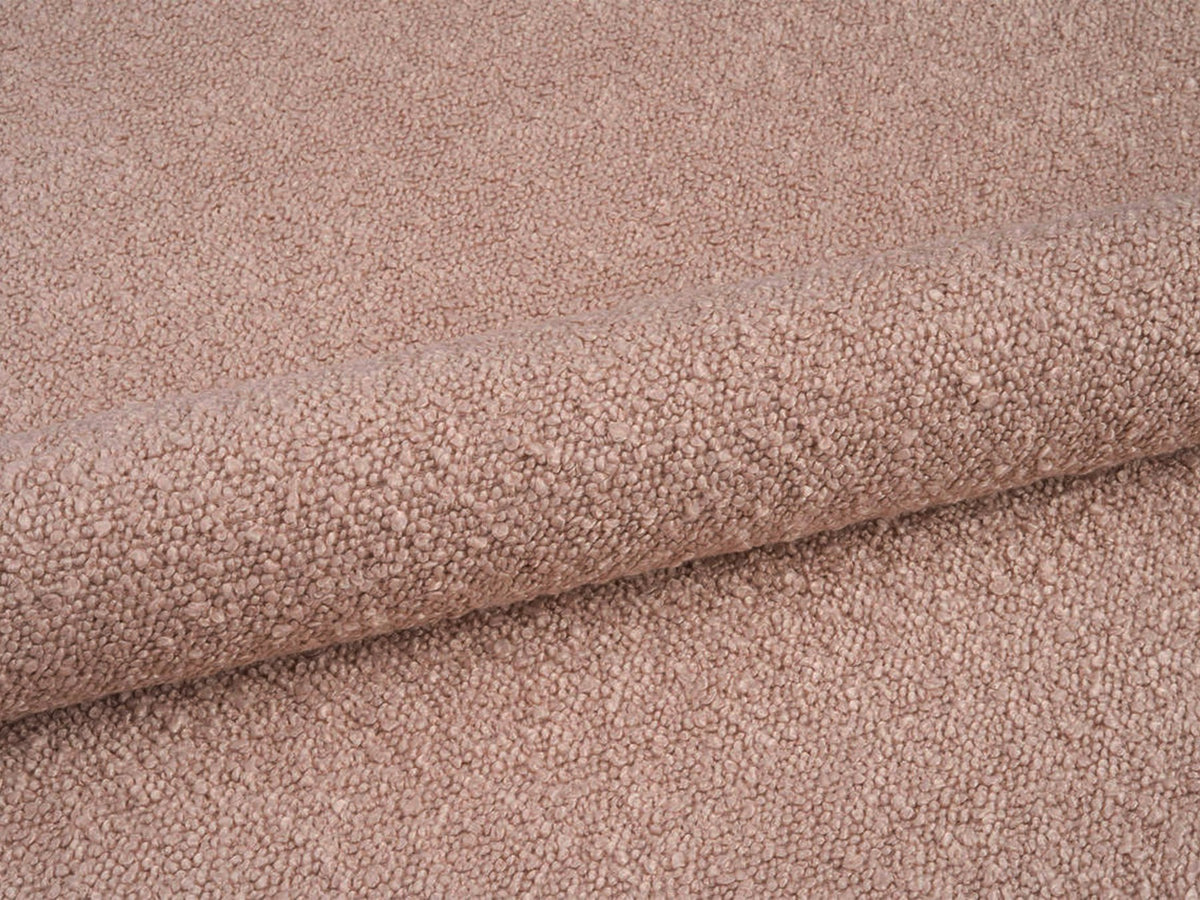 Polsterbett Bellis mit gepolstertem Kopfteil in Leichtes Beige, Stoff Eden, Gaslift-Bettkasten und schwarzen Kunststoffbeinen.